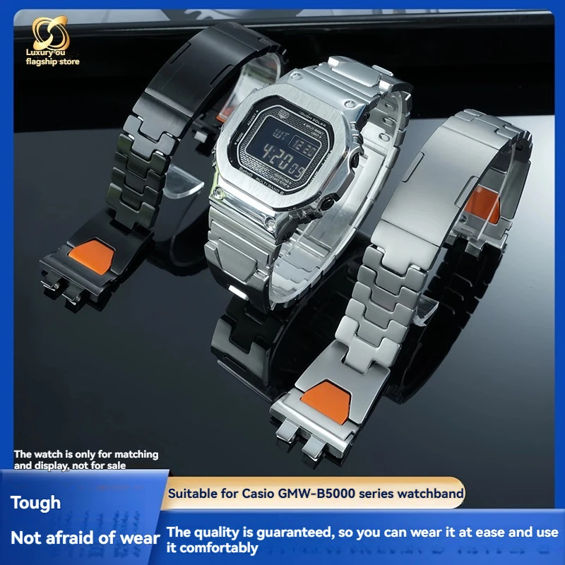 Для Casio Small Silver Cube 3459 GMW-B5000, высококачественный ремешок из нержавеющей стали, аксессуары, чехол
Для Casio Small Silver Cube 3459 GMW-B5000, высококачественный ремешок из нержавеющей стали, аксессуары, чехол