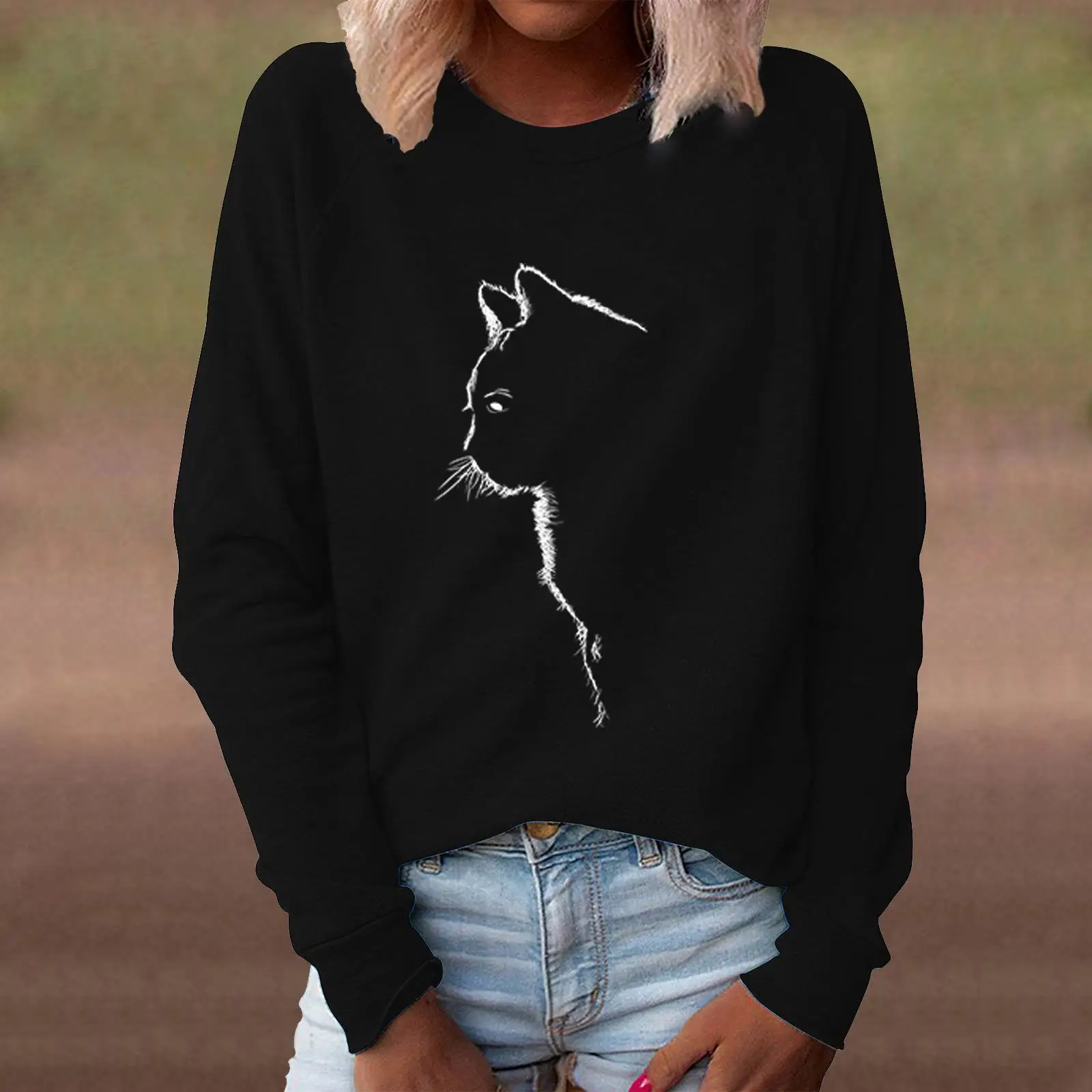 Women's Printed Long Sleeve Sweatshirt Comfortable Casual Fashionable Printed Design Hoodie Suitable for All Ages
Women's Printed Long Sleeve Sweatshirt Comfortable Casual Fashionable Printed Design Hoodie Suitable for All Ages