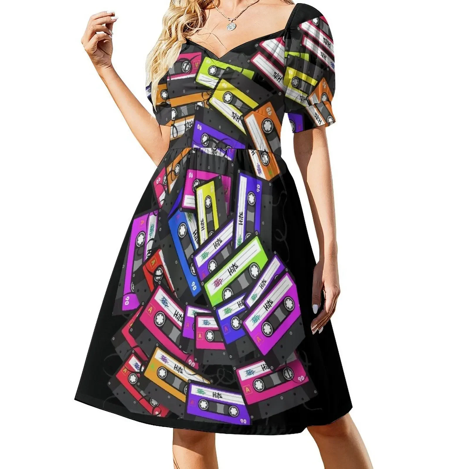 Music Cassette Tapes Mixtapes Back To The 80s Outfit Gift Short-Sleeved Dress summer dresses women 2025 Women's summer skirt
Music Cassette Tapes Mixtapes Back To The 80s Outfit Gift Short-Sleeved Dress summer dresses women 2025 Women's summer skirt