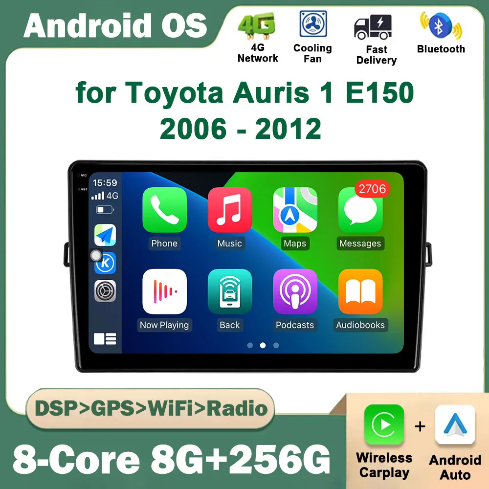 10 inch for Toyota Auris 1 E150 2006 - 2012 Car Radio Multimedia Player GPS Navi Android OS DSP Stereo WiFi Bluetooth Head Unit
10 inch for Toyota Auris 1 E150 2006 - 2012 Car Radio Multimedia Player GPS Navi Android OS DSP Stereo WiFi Bluetooth Head Unit
