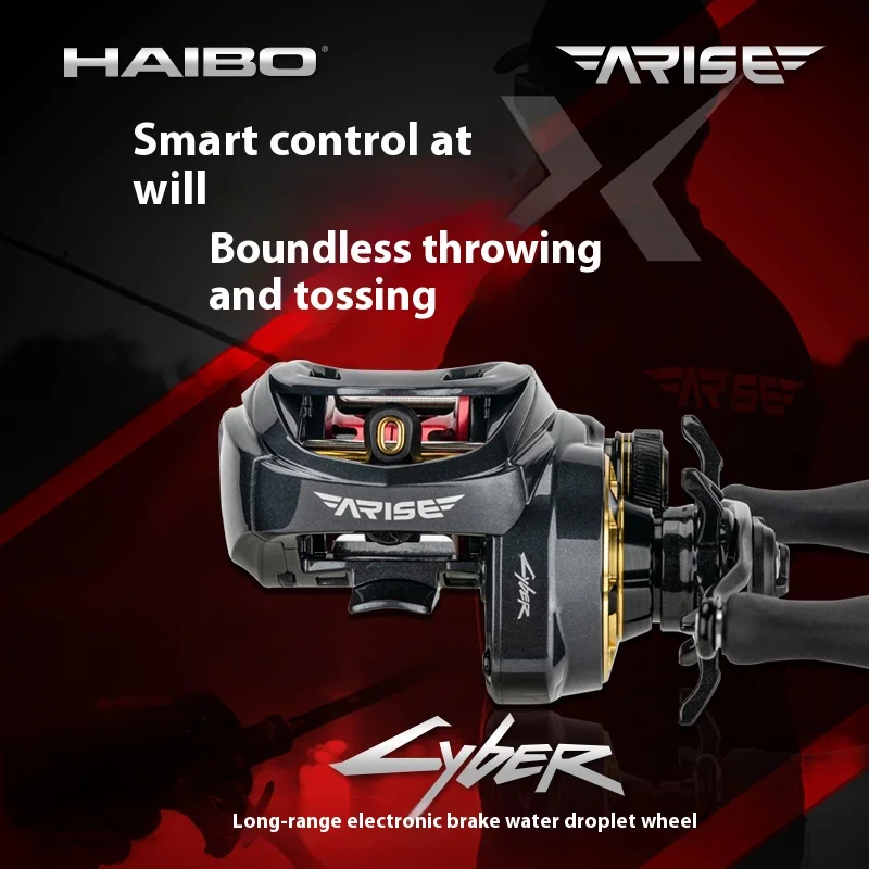 Haibo Arise CYBER Electronic Brake Universal Long Casting Waterdrop Reel 2.0 Core Gear Intelligent Control Fishing Line Reel
Haibo Arise CYBER Electronic Brake Universal Long Casting Waterdrop Reel 2.0 Core Gear Intelligent Control Fishing Line Reel