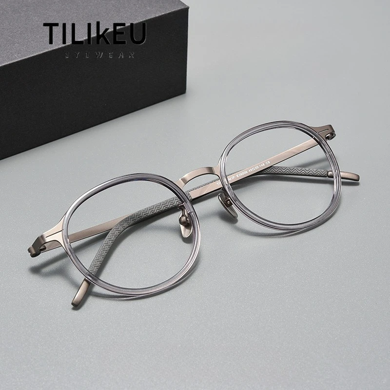 Denmark Ultra-light Glasses Frame Men and Women Fashion Retro Round Screwless Eyeglasses Pure Titanium No Screws Design 2025
Denmark Ultra-light Glasses Frame Men and Women Fashion Retro Round Screwless Eyeglasses Pure Titanium No Screws Design 2025