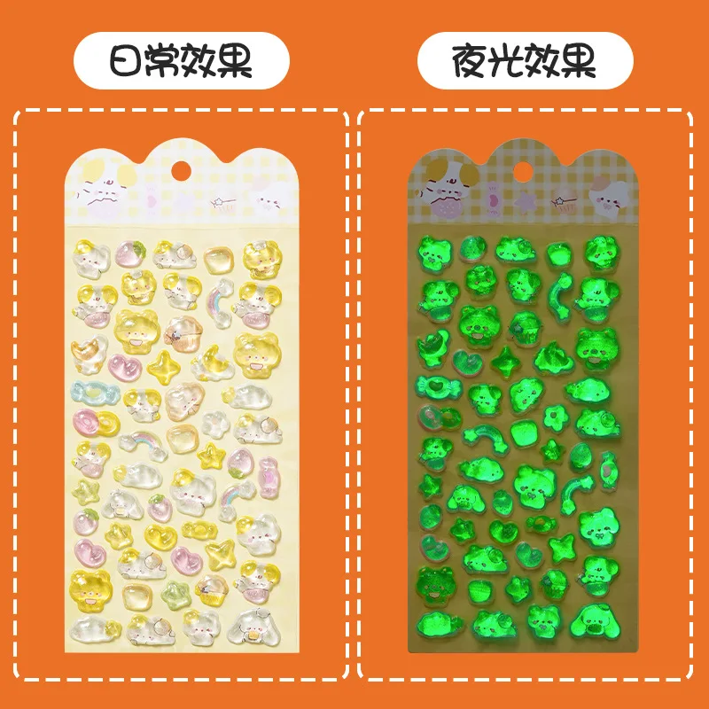 3D Embossed Glow in Dark Sticker Cute Cartoon for Children Phone Cover Decoration Japanese Crystal Diamond Vinyl Assorted
3D Embossed Glow in Dark Sticker Cute Cartoon for Children Phone Cover Decoration Japanese Crystal Diamond Vinyl Assorted