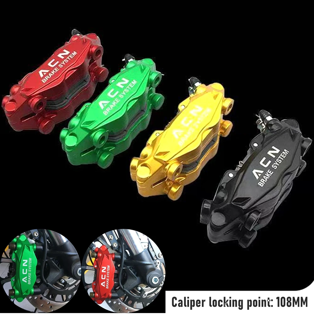 Universal 4-Piston 108mm Mount Pitch Motorcycle Forged Brake Calipers For Honda Yamaha Kawasaki Suzuki Aprilia Dirt Pit Bike
Universal 4-Piston 108mm Mount Pitch Motorcycle Forged Brake Calipers For Honda Yamaha Kawasaki Suzuki Aprilia Dirt Pit Bike