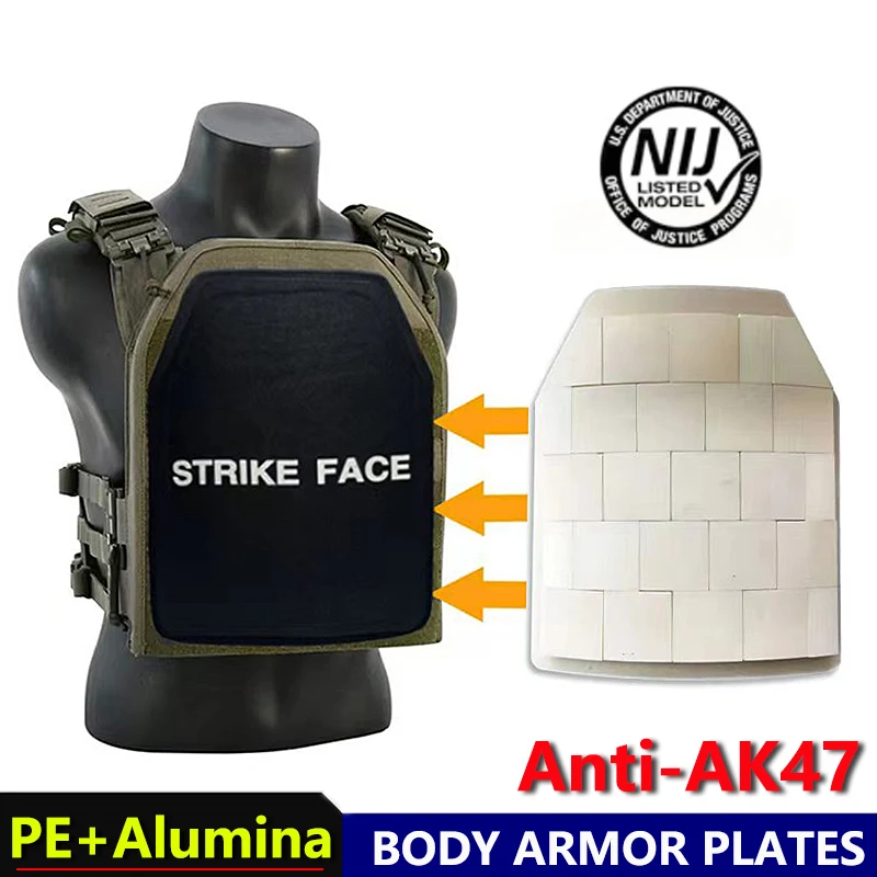Protective board PE+Alumina anti MSC 7.62mm IVL protective board 10X12 inch plug-in tactical vest defense shield
Protective board PE+Alumina anti MSC 7.62mm IVL protective board 10X12 inch plug-in tactical vest defense shield