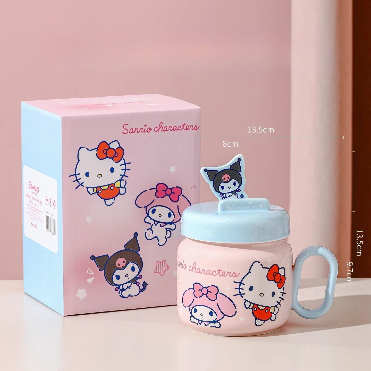 Sanrio High-value Ceramic Mug Cartoon Cute Children's Breakfast Cup HelloKitty Water Cup Holder Cup Kuromi Melody Pochacco Cute
Sanrio High-value Ceramic Mug Cartoon Cute Children's Breakfast Cup HelloKitty Water Cup Holder Cup Kuromi Melody Pochacco Cute