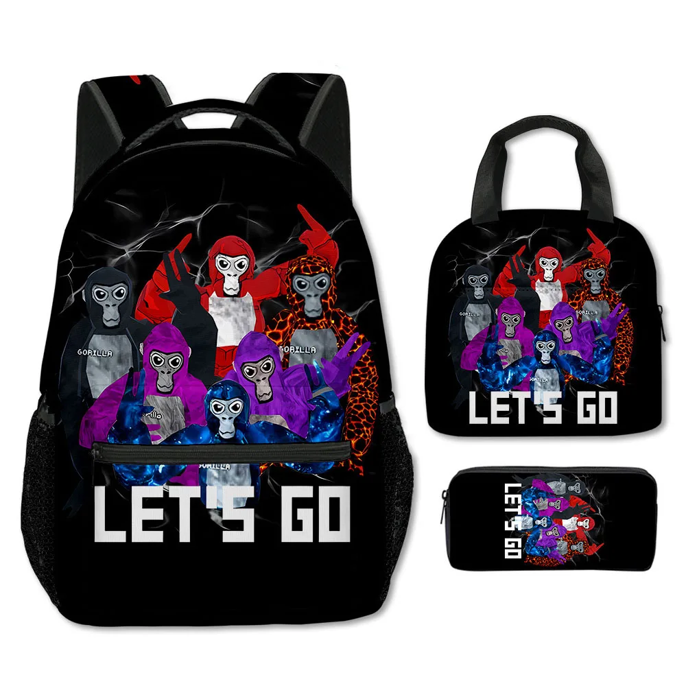 Trendy Popular Funny Novelty Gorilla tag 3D Print 3pcs/Set School Bags Laptop Daypack Backpack portable Lunch bag Pencil Case
Trendy Popular Funny Novelty Gorilla tag 3D Print 3pcs/Set School Bags Laptop Daypack Backpack portable Lunch bag Pencil Case