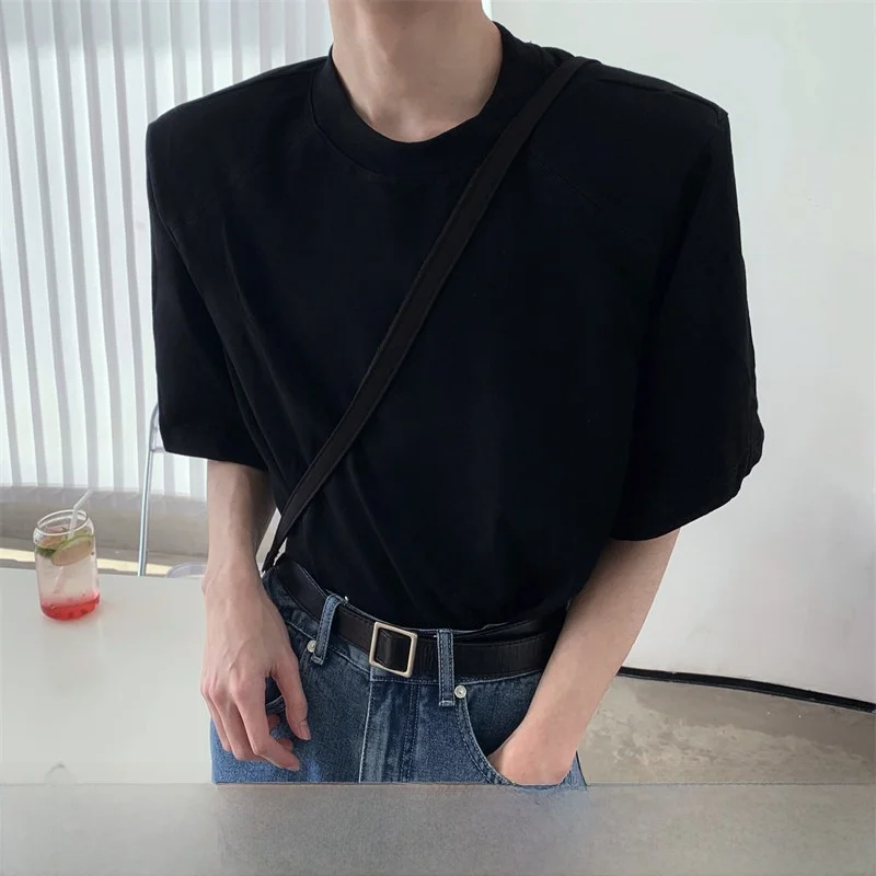 Autumn Mountain Wind Summer New Style 2026 Detachable Pad Shoulder Short Sleeve Men Casual Loose All-Match Pure Color T-Shirt...
Autumn Mountain Wind Summer New Style 2026 Detachable Pad Shoulder Short Sleeve Men Casual Loose All-Match Pure Color T-Shirt...