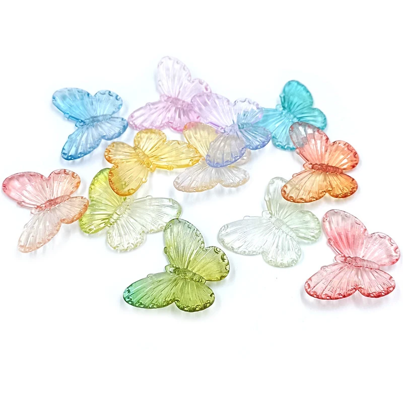 With Hole DIY Hairpin Jewelry Accessories Creative Pendant Gradient 10pcs Beads Double Color Butterfly Handmade Material
With Hole DIY Hairpin Jewelry Accessories Creative Pendant Gradient 10pcs Beads Double Color Butterfly Handmade Material