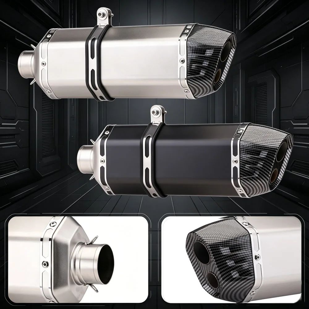 Motorcycle Exhaust Tail Tube Kit Universal 51MM Interface S7 Muffler For 300SR MT03 XL750 F900XR Tirdent 660 XMAX300
Motorcycle Exhaust Tail Tube Kit Universal 51MM Interface S7 Muffler For 300SR MT03 XL750 F900XR Tirdent 660 XMAX300