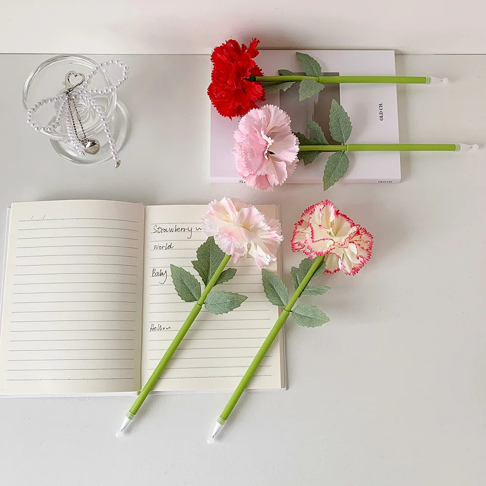 4Pcs Artificial Flower Flower Ballpoint Pen Teacher's Day Gift Writing Smoothly Neutral Gel Pens Carnation Rose Decoration
4Pcs Artificial Flower Flower Ballpoint Pen Teacher's Day Gift Writing Smoothly Neutral Gel Pens Carnation Rose Decoration