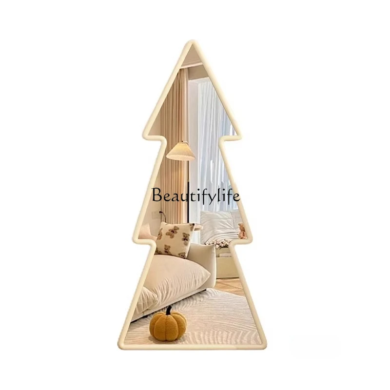 Floor-to-ceiling full-length mirror Wall-mounted French cream-style fitting mirror Household
Floor-to-ceiling full-length mirror Wall-mounted French cream-style fitting mirror Household