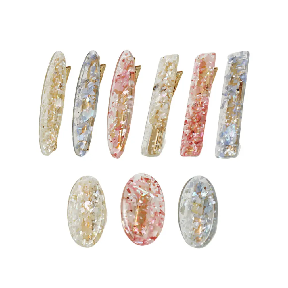 9Pcs Flower Hairpin Candy Color Oval Shape Clips Stable Hair Style Decoration Elegant Bobby Pins Bangs Accessories
9Pcs Flower Hairpin Candy Color Oval Shape Clips Stable Hair Style Decoration Elegant Bobby Pins Bangs Accessories