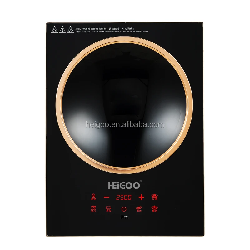 Single burner Built in and Portable Concave Electric Induction Cooker 2500W With Glass Ceramic Plate
Single burner Built in and Portable Concave Electric Induction Cooker 2500W With Glass Ceramic Plate