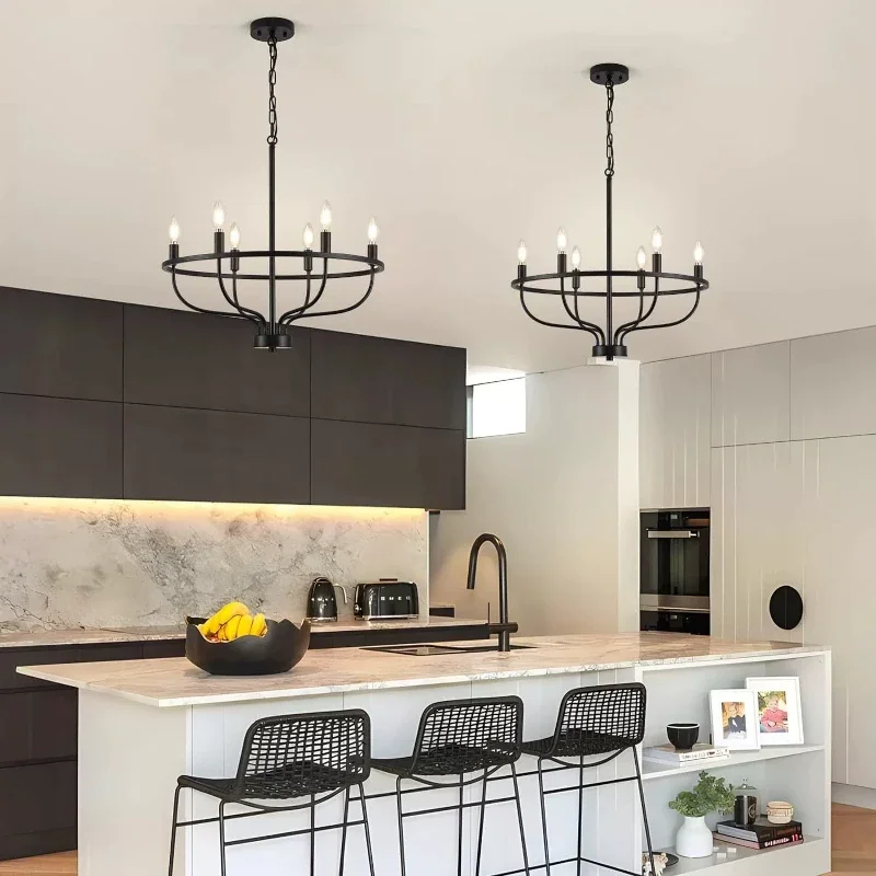 SANDYHA Stylish American Pendant Light Circular Chandelier for Restaurant Living Room Bedroom Modern Dining Table Lighting Decor
SANDYHA Stylish American Pendant Light Circular Chandelier for Restaurant Living Room Bedroom Modern Dining Table Lighting Decor
