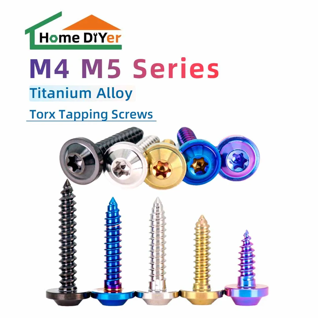 GR5 Titanium Tamper Proof Torx Screw Truss Head Self-Tapping M4 M5 for Motorcycle License Plate Trim Panel Upgrade Salt Resistan
GR5 Titanium Tamper Proof Torx Screw Truss Head Self-Tapping M4 M5 for Motorcycle License Plate Trim Panel Upgrade Salt Resistan