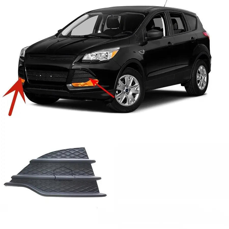 Suitable for 13-16 Ford Escape right front bumper fog light cover insertion decoration black-
Suitable for 13-16 Ford Escape right front bumper fog light cover insertion decoration black-