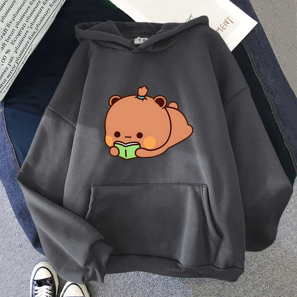 Dudu Is Reading Hoodie Men/women Kawaii Cute Bubu Panda Bears Sweatshirt Male Female Fleece Coats Y2k Sudaderas KPop Streetwear
Dudu Is Reading Hoodie Men/women Kawaii Cute Bubu Panda Bears Sweatshirt Male Female Fleece Coats Y2k Sudaderas KPop Streetwear