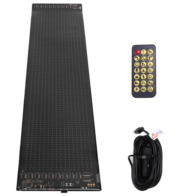 USB Car Truck Display Screen 16*96 LED Matrix Pixel Panel Light Bluetooth App Car Sign Animation Programmable For Car
USB Car Truck Display Screen 16*96 LED Matrix Pixel Panel Light Bluetooth App Car Sign Animation Programmable For Car