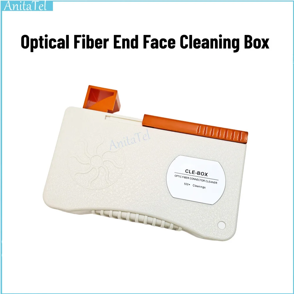 CLE-Box Optical End Face Cleaning Box FTTH Wiping Tool Pigtail Cleaner Cassette Fiber Tools
CLE-Box Optical End Face Cleaning Box FTTH Wiping Tool Pigtail Cleaner Cassette Fiber Tools