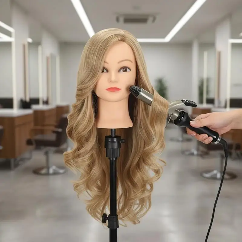 1pc 26 Inch Long Realistic Mannequin Head With Synthetic Hair Beauty Training Aid For Hairstylist Makeup Practice Manikin Head C
1pc 26 Inch Long Realistic Mannequin Head With Synthetic Hair Beauty Training Aid For Hairstylist Makeup Practice Manikin Head C