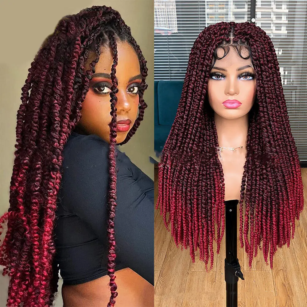 Синтетический парик Passion Twist Braiding Full Lace Faux Locs, бордовый, красный, омбре
Синтетический парик Passion Twist Braiding Full Lace Faux Locs, бордовый, красный, омбре
