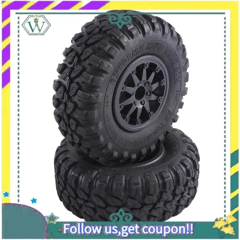 (New) 4PCS 118X44mm 2.2 Inch Rubber Tyres & Plastic Beadlock Wheel Rim For 1:10 RC Rock Crawler Axial SCX10 RR10 RC Car
(New) 4PCS 118X44mm 2.2 Inch Rubber Tyres & Plastic Beadlock Wheel Rim For 1:10 RC Rock Crawler Axial SCX10 RR10 RC Car