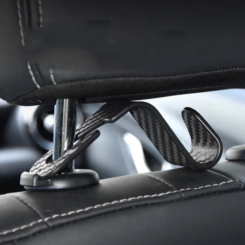 4Pcs Carbon Fibre Hook Car Seat Headrest Hook Auto Back Seat Organizer Hanger Handbag Clothes Bracket Car Interior Accessories
4Pcs Carbon Fibre Hook Car Seat Headrest Hook Auto Back Seat Organizer Hanger Handbag Clothes Bracket Car Interior Accessories