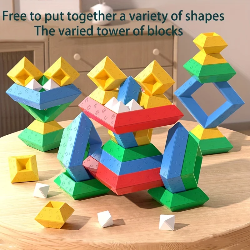 Pyramid Stacking Building Blocks Tower for Toddlers, 3D Geometry Space Game Montessori Educational Toys, Holiday Gift for Kids
Pyramid Stacking Building Blocks Tower for Toddlers, 3D Geometry Space Game Montessori Educational Toys, Holiday Gift for Kids
