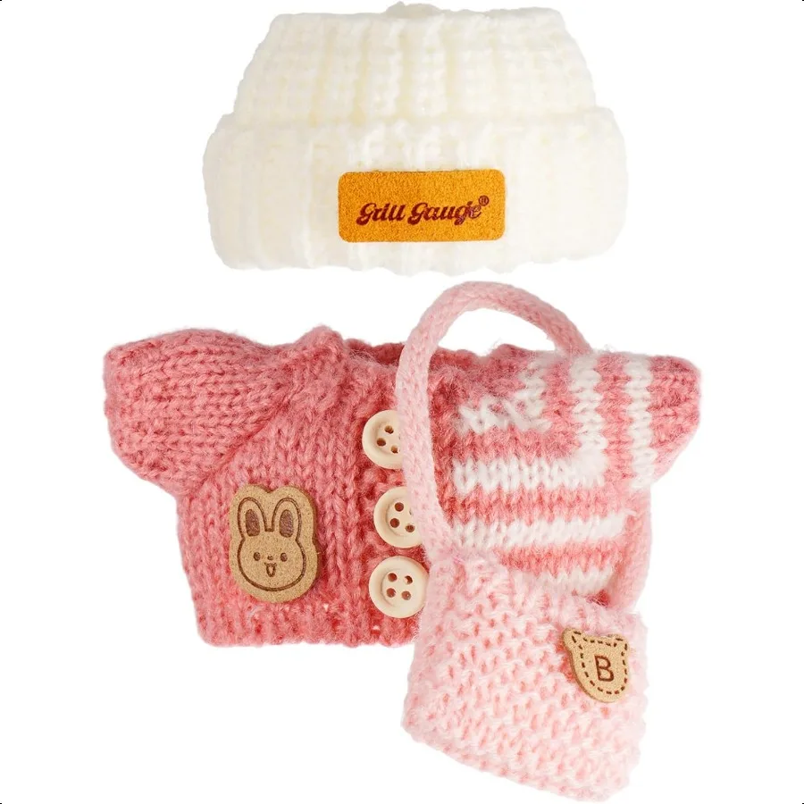Clothes for 17cm Dolls Clothes Set for 17cm Doll Crochet 3 Piece Set Hat Clothes Backpack for Doll Stylish Adorable Dolls Cloth
Clothes for 17cm Dolls Clothes Set for 17cm Doll Crochet 3 Piece Set Hat Clothes Backpack for Doll Stylish Adorable Dolls Cloth