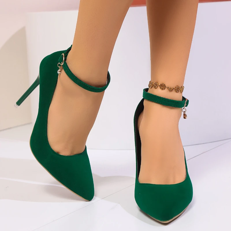 Women's High Heels 2025 New Sexy Pointed Sandals Trend Spring Women's High Heels Elegant Fashion Formal Sandals Zapatos De Mujer
Women's High Heels 2025 New Sexy Pointed Sandals Trend Spring Women's High Heels Elegant Fashion Formal Sandals Zapatos De Mujer