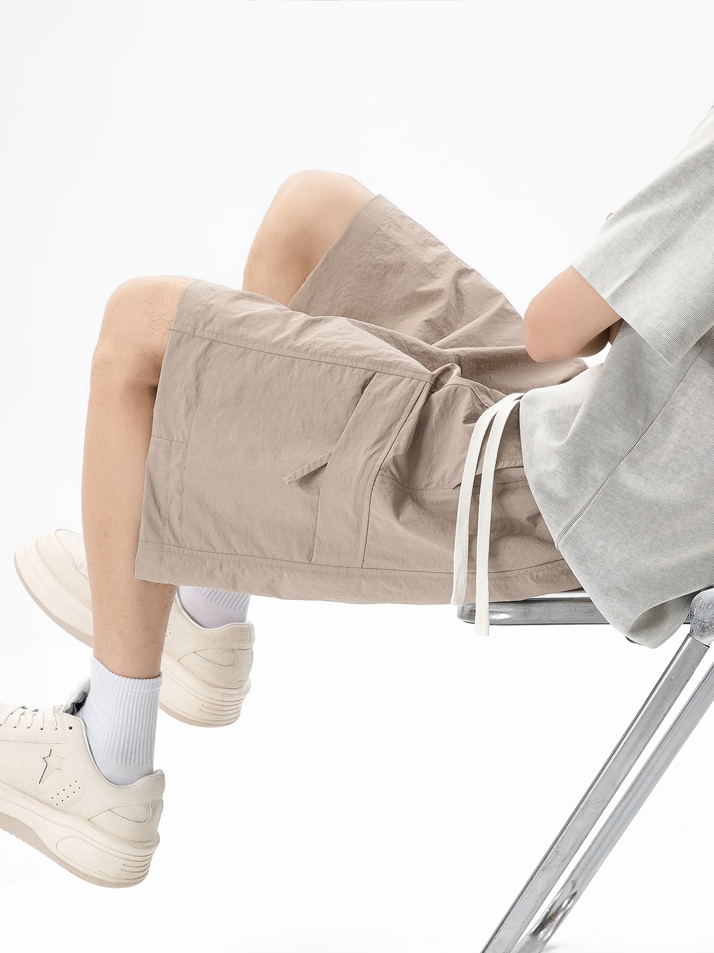 Summer Thin Ice Silk Qui Dry Workwear orts Men's Outdoor Wear Trendy Brand Five-Point Beach Pants Loose Casual Mid-Pants
Summer Thin Ice Silk Qui Dry Workwear orts Men's Outdoor Wear Trendy Brand Five-Point Beach Pants Loose Casual Mid-Pants