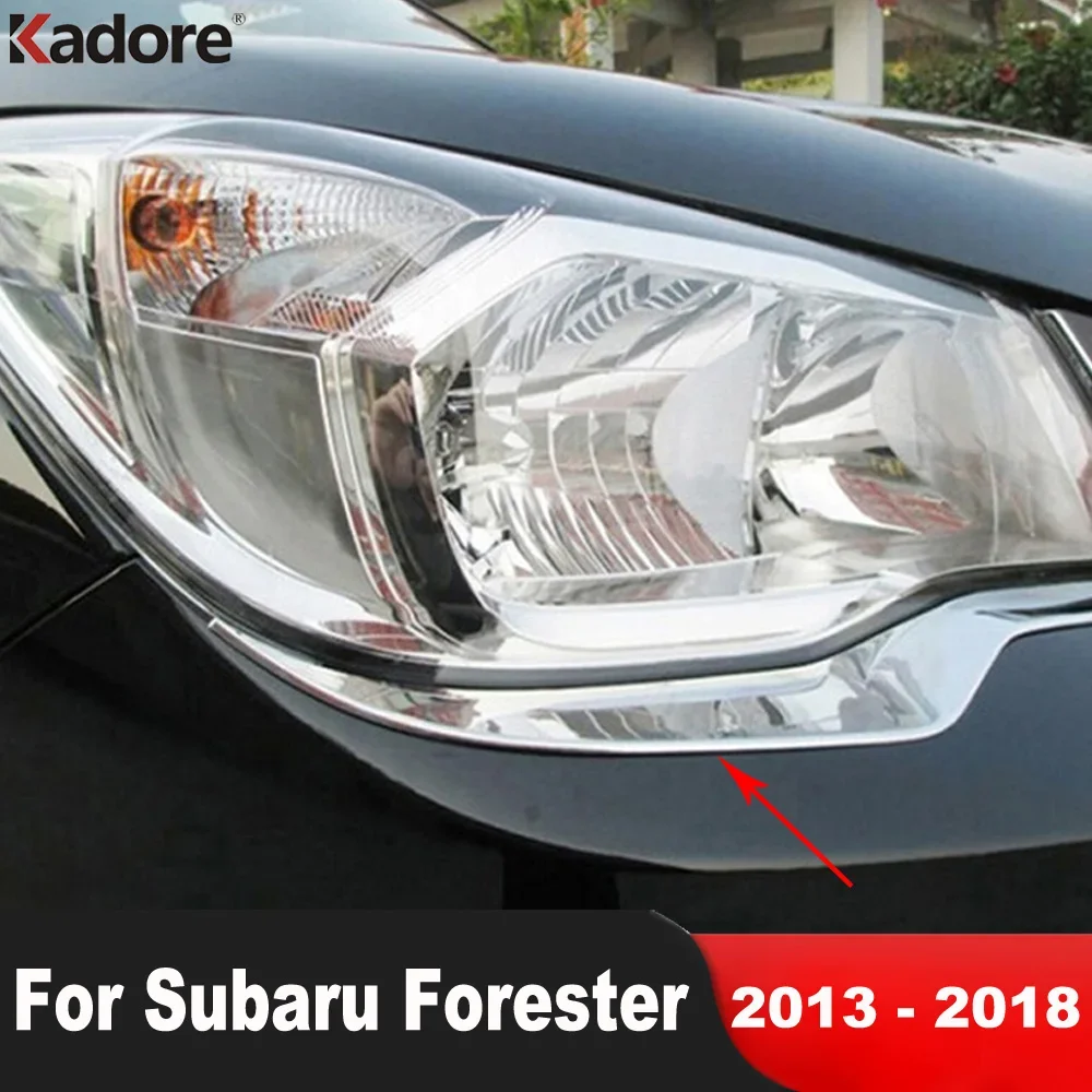 Front Head Light Lamp Eyebrow Cover Trim For Subaru Forester 2013-2016 2017 2018 Chrome Car Headlight Eyelid Strip Accessories
Front Head Light Lamp Eyebrow Cover Trim For Subaru Forester 2013-2016 2017 2018 Chrome Car Headlight Eyelid Strip Accessories