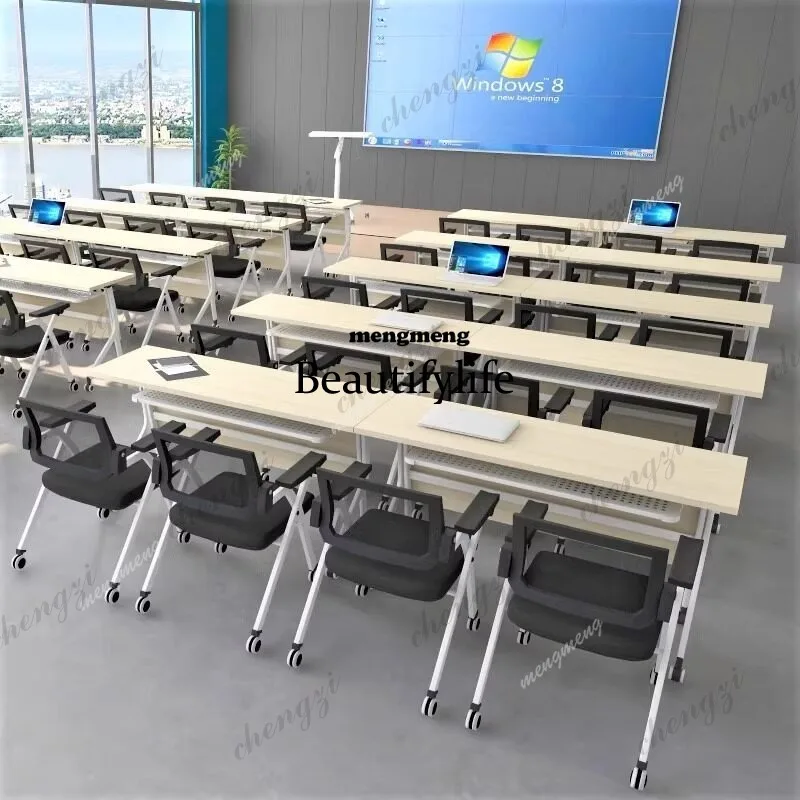 51 Foldable student training table and chair combination folding conference table
51 Foldable student training table and chair combination folding conference table