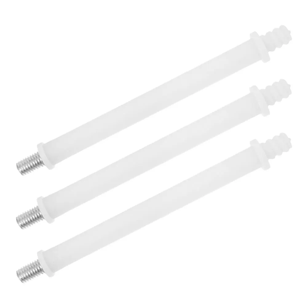 3 Pcs Toilet Brush Plastic Rod Bathtub Handle Accessory White Drill Scrubber Attachment
3 Pcs Toilet Brush Plastic Rod Bathtub Handle Accessory White Drill Scrubber Attachment