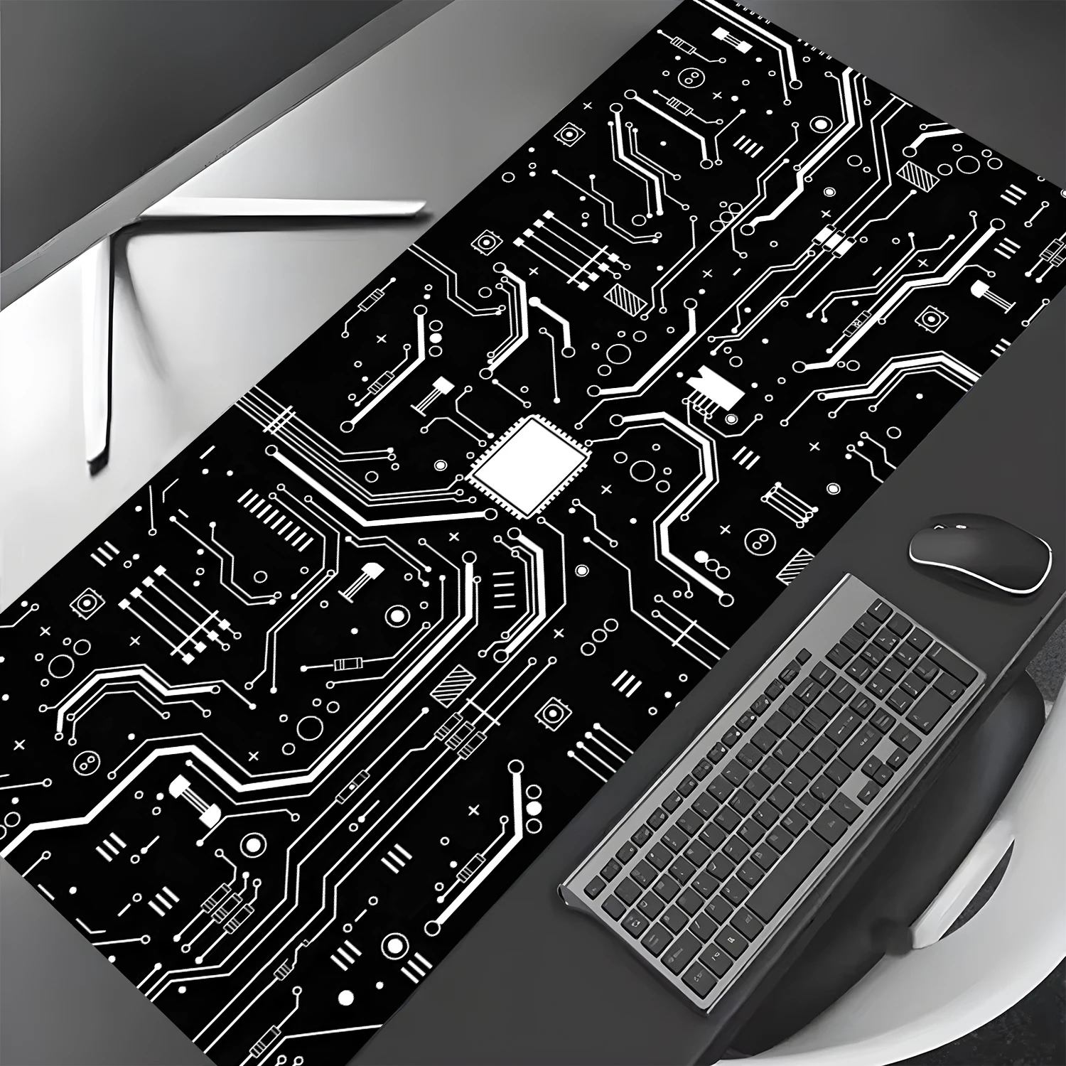 Office accessories large mouse pad chip pattern desk mat rubber non-slip locking process esports players special gaming mats XXL
Office accessories large mouse pad chip pattern desk mat rubber non-slip locking process esports players special gaming mats XXL