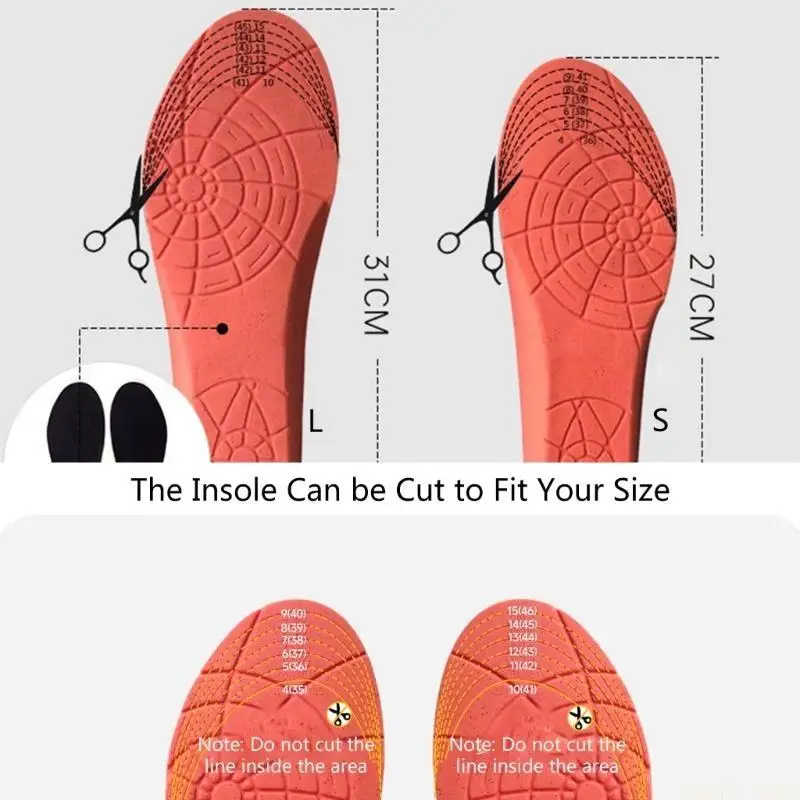 U2JB Wireless Heated Insoles Electric Rechargeable Shoe Pads Adjustable Temperature Shoe Inserts Cold Weather Foot Warmers
U2JB Wireless Heated Insoles Electric Rechargeable Shoe Pads Adjustable Temperature Shoe Inserts Cold Weather Foot Warmers