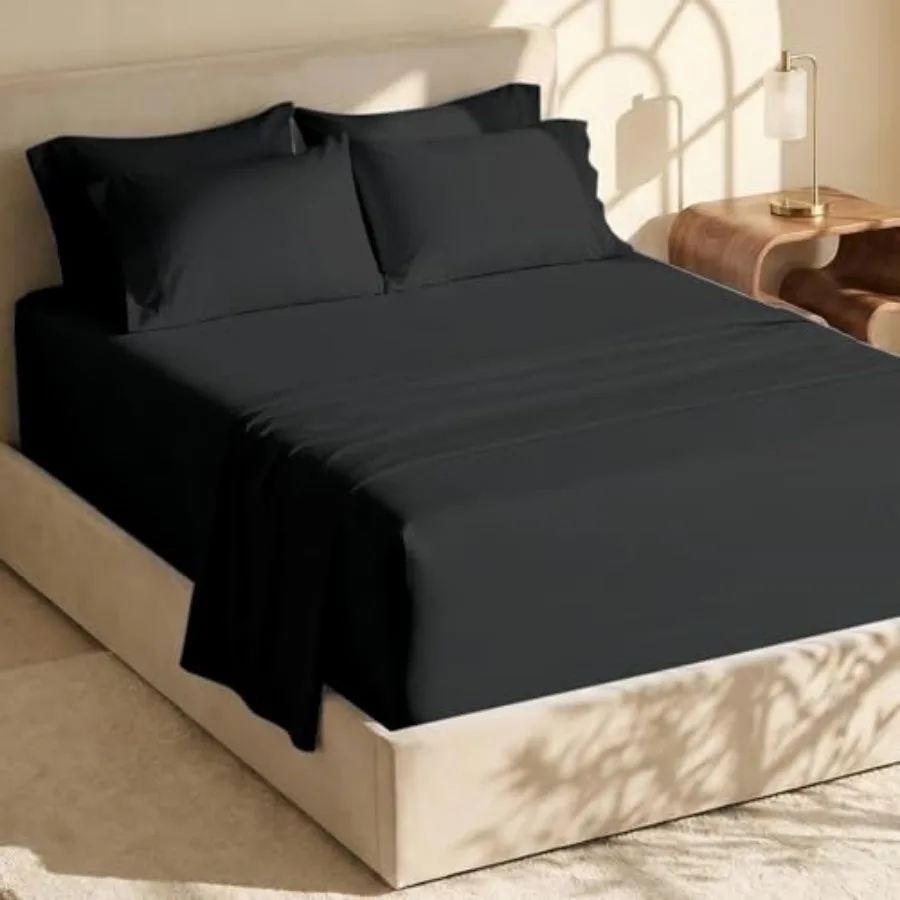 Extra Deep Pocket Sheets - Fits Mattress 18-24 Inch Deep - Extra Deep Pocket Sheets Sets - 4 Pcs
Extra Deep Pocket Sheets - Fits Mattress 18-24 Inch Deep - Extra Deep Pocket Sheets Sets - 4 Pcs