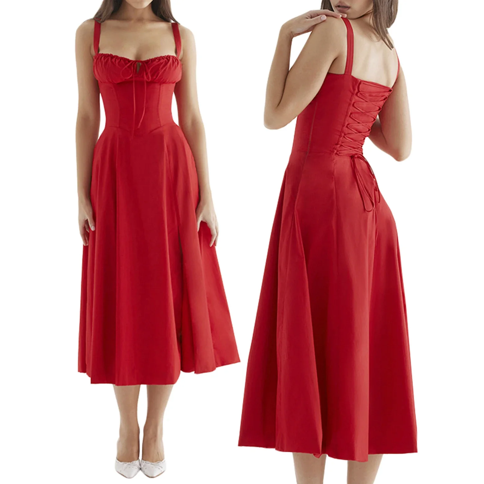 Elegant Summer Dresses for Women Sleeveless Bandage Party A-line Dress for Evening Party Beach Vestidos
Elegant Summer Dresses for Women Sleeveless Bandage Party A-line Dress for Evening Party Beach Vestidos