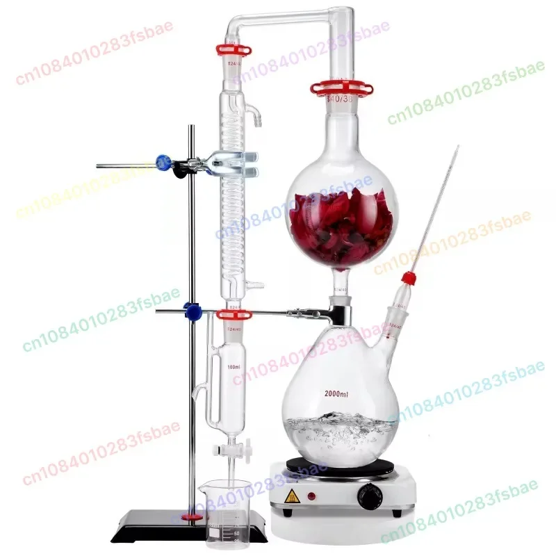 1000Ml 2000Ml Essential Oil Extraction Kit Water Distiller Machine Dew Distillation Separator Equipment For Aromatherapy DIY
1000Ml 2000Ml Essential Oil Extraction Kit Water Distiller Machine Dew Distillation Separator Equipment For Aromatherapy DIY