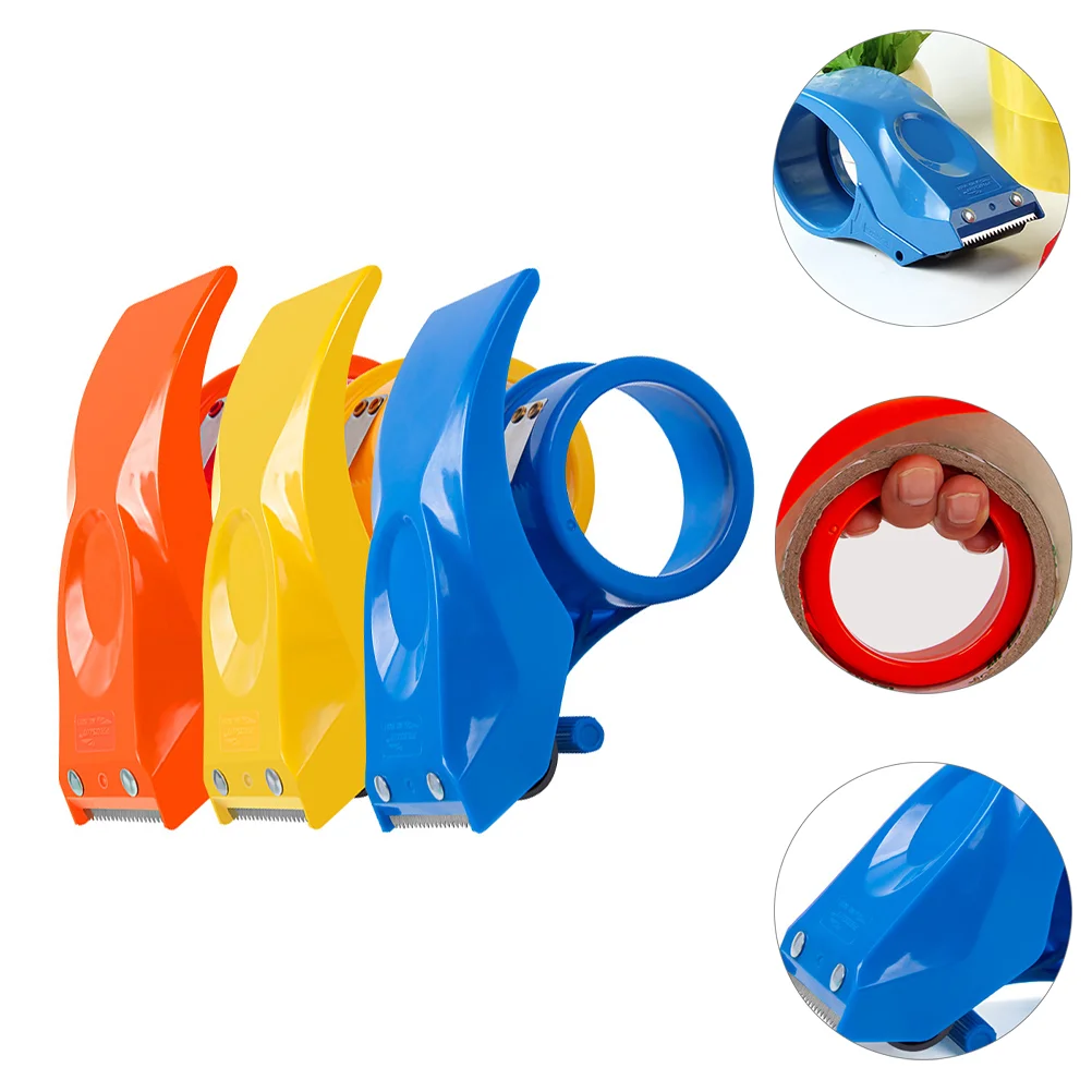 3 Pcs Tape Sealer Automatic Dispenser Holder Adhesive Box Packaging Washi Roller Heavy Duty Machine
3 Pcs Tape Sealer Automatic Dispenser Holder Adhesive Box Packaging Washi Roller Heavy Duty Machine