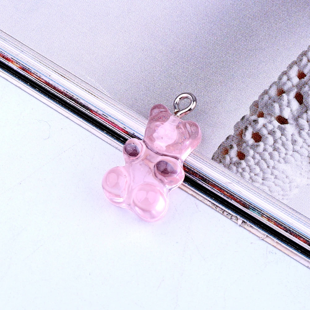 70pcs Colorful Bear Keychains Resin Pendant Transparent Little Bear Necklace Jewelry DIY Accessories Candy Tone Small Charms
70pcs Colorful Bear Keychains Resin Pendant Transparent Little Bear Necklace Jewelry DIY Accessories Candy Tone Small Charms