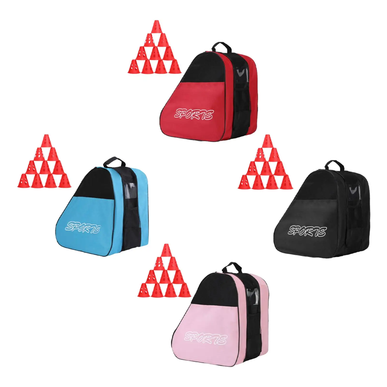 Roller Skating Bag Trendy Oxford Cloth with Shoulder Strap Ice Skate Carrier
Roller Skating Bag Trendy Oxford Cloth with Shoulder Strap Ice Skate Carrier