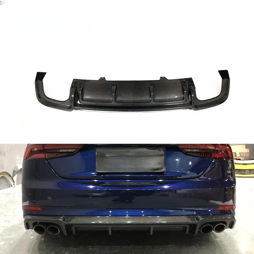 S5 губа диффузора заднего бампера из углеродного волокна для Audi S5 B9 A5 SLINE 2017-2019
S5 губа диффузора заднего бампера из углеродного волокна для Audi S5 B9 A5 SLINE 2017-2019