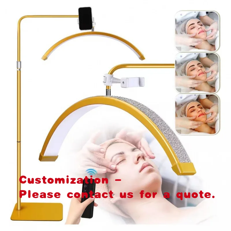 Современный светодиодный диммируемый напольный светильник-полумесяц с пультом ДУ, 3 режима цвета, высокая яркость, без теней, для красоты и маникюра/наращивания ресниц
Современный светодиодный диммируемый напольный светильник-полумесяц с пультом ДУ, 3 режима цвета, высокая яркость, без теней, для красоты и маникюра/наращивания ресниц
