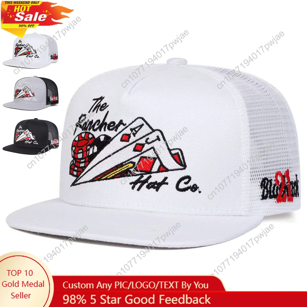 Unisex Poker Embroidery Hip-hop Net Hats Spring Summer Outdoor Adjustable Casual Baseball Caps Trucker Caps Sunscreen Hat
Unisex Poker Embroidery Hip-hop Net Hats Spring Summer Outdoor Adjustable Casual Baseball Caps Trucker Caps Sunscreen Hat