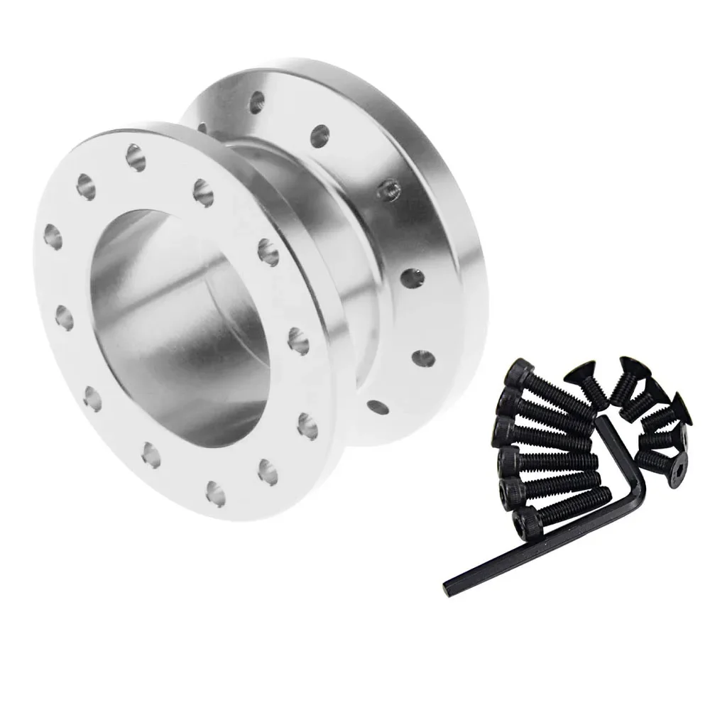 Universal Auto Steering Wheel Boss Kit Aluminum 12 Hole Fixed Type Heightening Pad 5CM Car Steering Wheel Spacer Adapter Plate
Universal Auto Steering Wheel Boss Kit Aluminum 12 Hole Fixed Type Heightening Pad 5CM Car Steering Wheel Spacer Adapter Plate