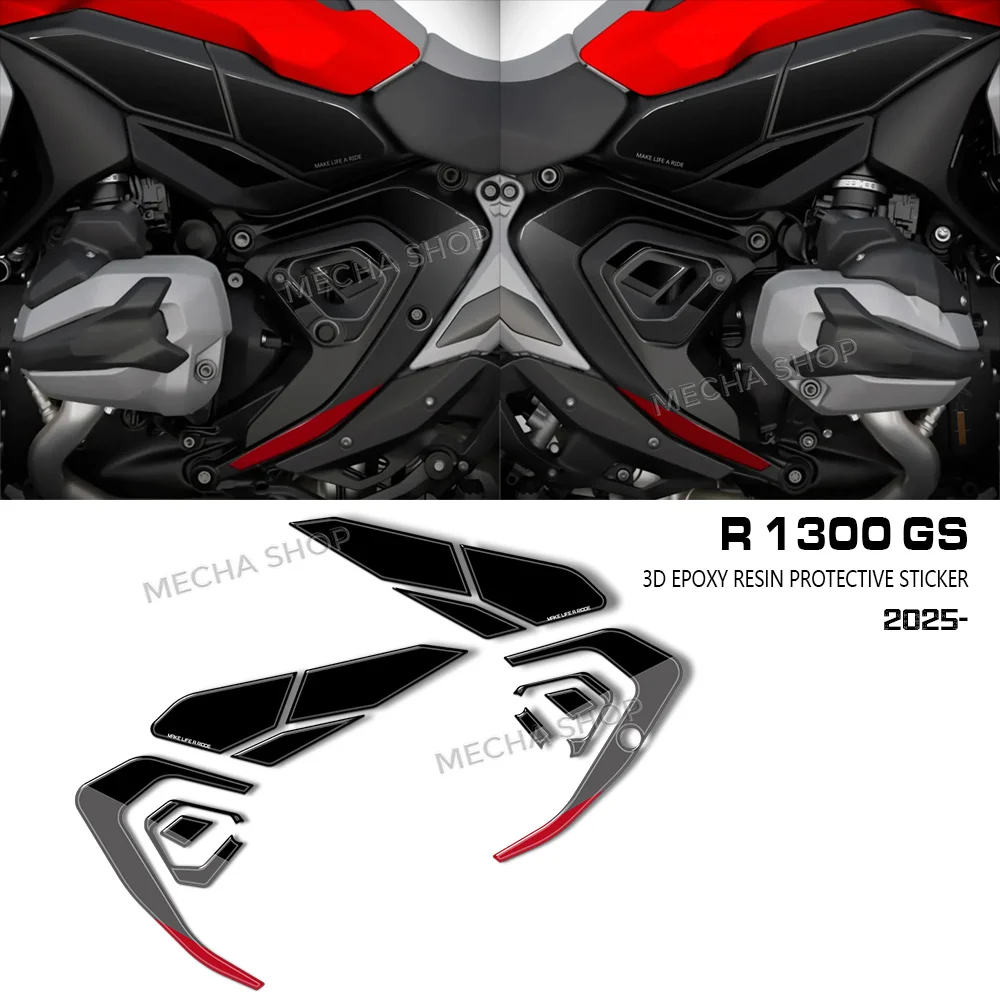 For R1300GS 2026 Racing Red 3D Resin Frame Protection Kit Decals Saddle Panel Stickers
For R1300GS 2026 Racing Red 3D Resin Frame Protection Kit Decals Saddle Panel Stickers