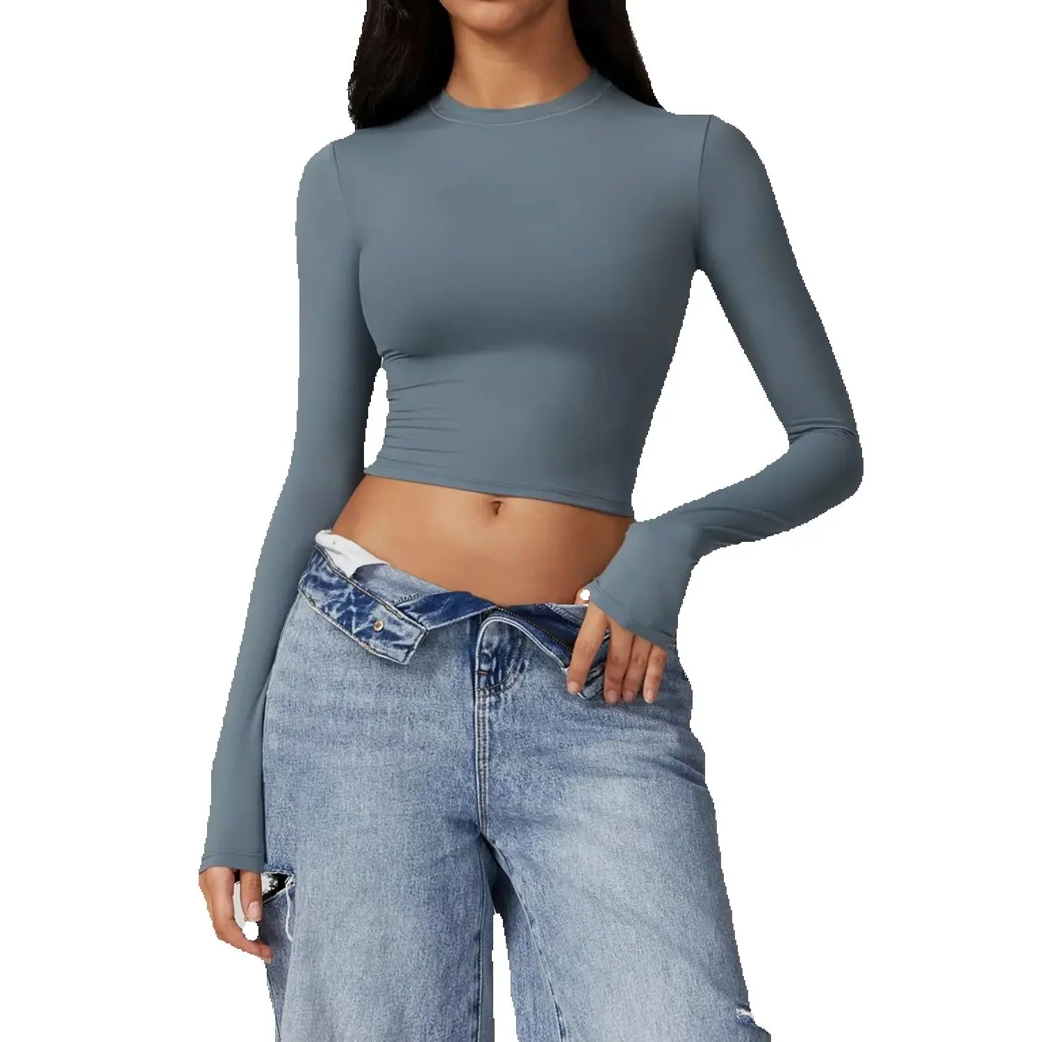 Women's Shirts Quick Dry Long Sleeve Shirt Women Running Gym Top breathable Yoga Clothing Leisure Crop Top Female Sportswear
Women's Shirts Quick Dry Long Sleeve Shirt Women Running Gym Top breathable Yoga Clothing Leisure Crop Top Female Sportswear