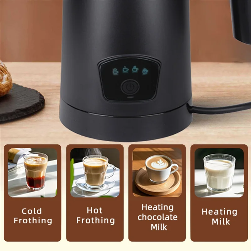 ABBZ-Full-Automatic Milk Frother Milk Frother 4 In 1 Electric Steamer Frother Foam Maker For Coffee Cappuccino Latte
ABBZ-Full-Automatic Milk Frother Milk Frother 4 In 1 Electric Steamer Frother Foam Maker For Coffee Cappuccino Latte
